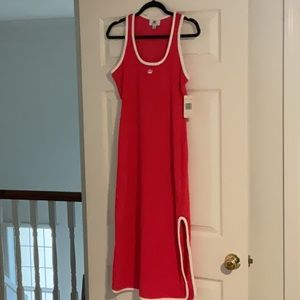 Juicy Couture New Women’s Terry cloth Tank Top Dress Coverup Pink White Small